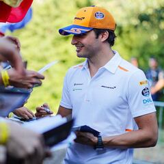 Carlos Sainz: "No me gusta cómo ha ido el McLaren en agua"
