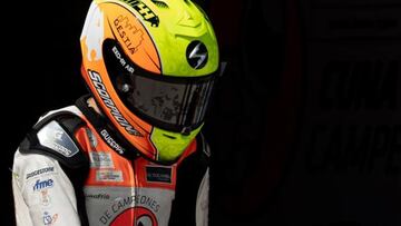 Hugo Millán durante una prueba de la European Talent Cup 2021.