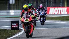 &Aacute;lvaro Bautista en Assen con la Ducati.