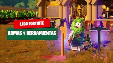 lego fortnite armas herramientas como construirlas