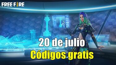 Free Fire | Códigos de hoy miércoles 20 de julio de 2022: recompensas gratis