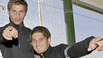 <b>SABOR BRASILEÑO. </b>Sobis y Edu lideran al Betis en ataque. Su compatriota Baiano lo hará en el Murcia.