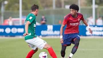 Mojica durante un amistoso de pretemporada.