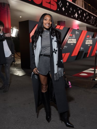 Tara Davis-Woodhall, deportista estadounidense especialista en la prueba de salto de longitud.