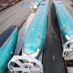 Foto del archivo: el 5 de diciembre de 2024 una vista de drones de los fusibles Boeing 737 Max en un patio de ferrocarril en Seattle, EE. UU. Reuters/Matt Mills McNight/File Foto