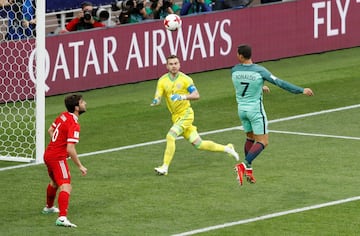 Cristiano Ronaldo anotó el 0-1.