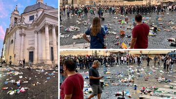 Roma clama contra los hinchas del Betis: “¡Usaron columnas como orinales!”