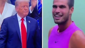 Trump shows zero reaction to Alcaraz US Open triumph