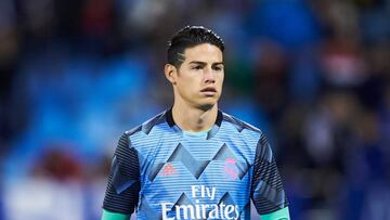 James Rodríguez, futbolista del Real Madrid.