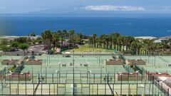 Imagen de las instalaciones de la Abama Tennis Academy de Gu&iacute;a del Isora, en Tenerife.