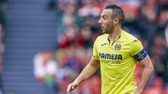 Santi Cazorla during the La Liga soccer match between Athletic Club Bilbao vs Villareal C.F at San Mames stadium.Bilbao, Vizcaya ,Spain, 01/03/2020. 
 
 