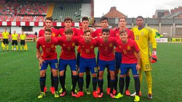 La Sub-17 supera también a San Marino (3-0) y jugará la siguiente fase del PreEuropeo
