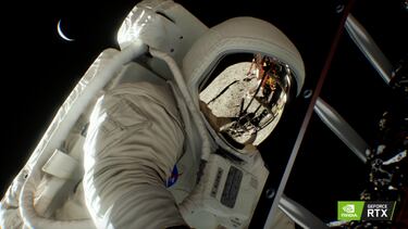 Turing recrea la escena del alunizaje