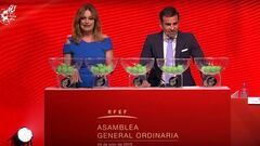 24/07/18 SORTEO CALENDARIO LALIGA 2018 2019 RFEF ASAMBLEA GENERAL ORDINARIA MONICA MARCHANTE FELIPE DEL CAMPO