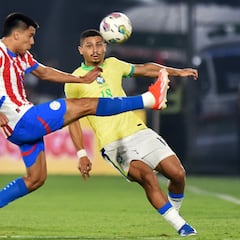 Diego Gómez brilla en el triunfo histórico de Paraguay sobre Brasil