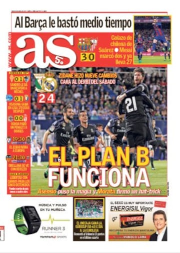 Las portadas de AS de abril