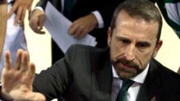 El entrenador del Unicaja, Joan Plaza.
