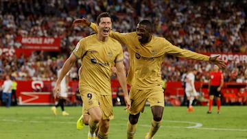 El Barça galopa en Sevilla