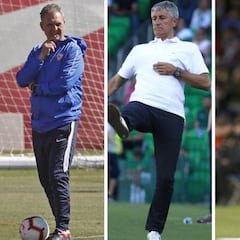 Así están los banquillos de Primera División: Betis, Sevilla...