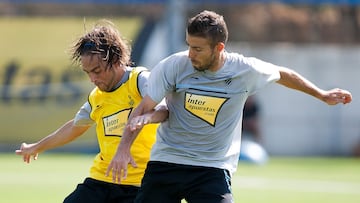 02/09/10.- ENTRENAMIENTO ESPANYOL
SERGIO GARCIA  Y LUIS GARCIA