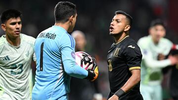 during the Quarterfinals second leg match between Mexican National Team (Mexico) and Honduras as part of the Concacaf Nations League 2024-2025 at Nemesio Diez Stadium on November 19, 2024 in Toluca, Estado de Mexico, Mexico.