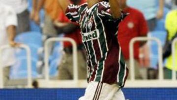 <b>Wellington Silva</b>, con la camiseta del Fluminense.