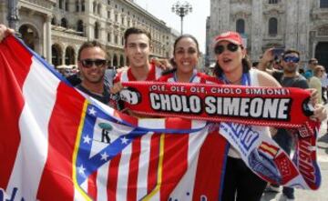 28/05/16 UEFA CHAMPIONS LEAGUE MILAN AFICIONADOS AMBIENTE