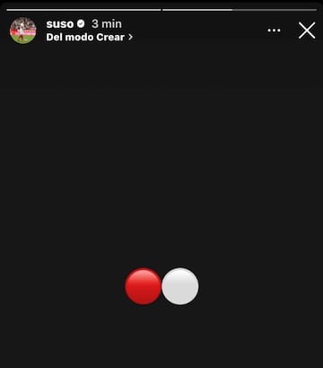 El mensaje de Suso en las redes.