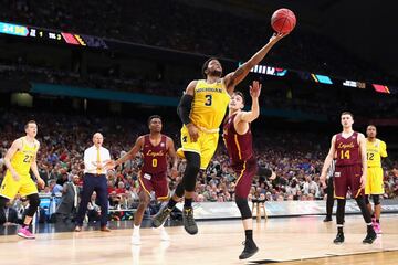 Las imágenes del triunfo de los Wolverines en el Final Four