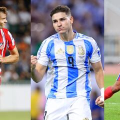 Julián Álvarez, Griezmann y Sorloth, el tridente que amenaza a Mbappé, Bellingham y Vinicius