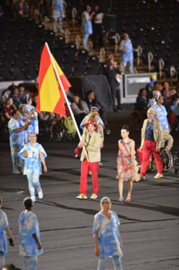 La delegación española en la inauguración de los Juegos Paralímpicos de Río 2016