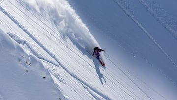 Esquiador en el FWT Baqueira Beret Pro by Movistar