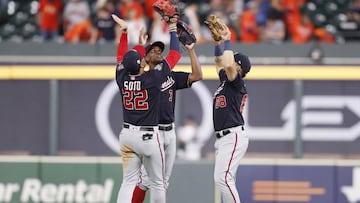 Washington Nationals vuelven a vencer a Houston Astros en el Minute Maid Park y ahora esperan cerrar la Serie Mundial en casa, en el Nationals Park.