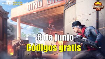 Free Fire | C車digos de hoy mi谷rcoles 8 de junio de 2022: recompensas gratis