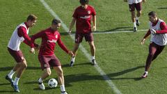 Saúl entrena con Atlético y podría viajar a Rostov