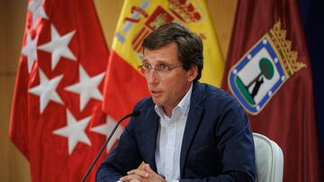 El alcalde de Madrid, José Luis Martínez-Almeida, preside la reunión de la Junta de Gobierno de la ciudad de Madrid, en el Ayuntamiento de Madrid, a 31 de agosto de 2023, en Madrid (España). Esta es la primera reunión del nuevo curso político, en la que se ha informado de los acuerdos adoptados.
31 AGOSTO 2023;MADRID;ALMEIDA;REUNIÓN JUNTA DE GOBIERNO
Alejandro Martínez Vélez / Europa Press
31/08/2023