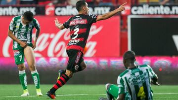 Xolos le empata al León con un hombre menos en la cancha