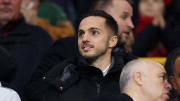 Sarabia, en el partido entre el Wolves y el Liverpool de FA Cup.