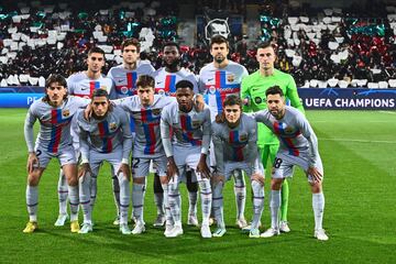 Equipo del FC Barcelona.