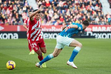 Saúl ha sido una de las sorpresa en el once del Atlético de Madrid saliendo como lateral izquierdo. 