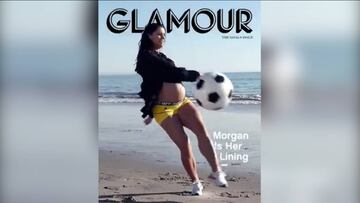 El gran gesto técnico de Alex Morgan pese a la barriga de embarazada de más de 8 meses