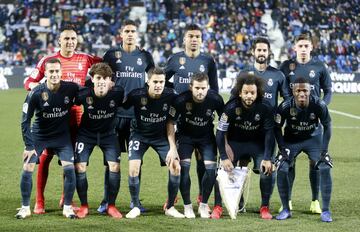 Equipo del Real Madrid.