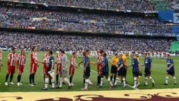 <b>LA ÚLTIMA FINAL. </b>Bayern e Inter disputaron la última final de la Champions, en Madrid, en mayo de este año. Ganaron los interistas cómodamente por 2-0.