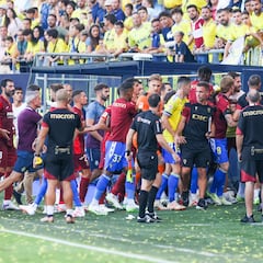 Setién, expulsado tras la tangana en el descanso