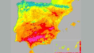 AEMET avisa de un fuerte episodio de calor en Espa?a: los lugares que pasar¨¢n de 35 grados