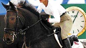 <B>PRINCESAS EN JEREZ.</B> Haya de Jordania participa a partir de hoy en la modalidad de saltos.