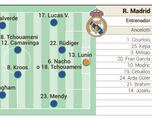 Alineación posible del Real Madrid en semifinales de la Champions contra el Bayern