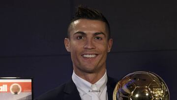 Cristiano Ronaldo ganador del Balón de Oro.