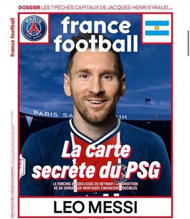 En Francia ya visten a Messi con la camiseta del PSG