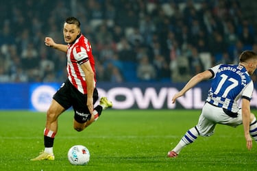 
El lateral del equipo del Athletic hizo una buena jugada en el primer gol bilbaíno. Dio la asistencia.
